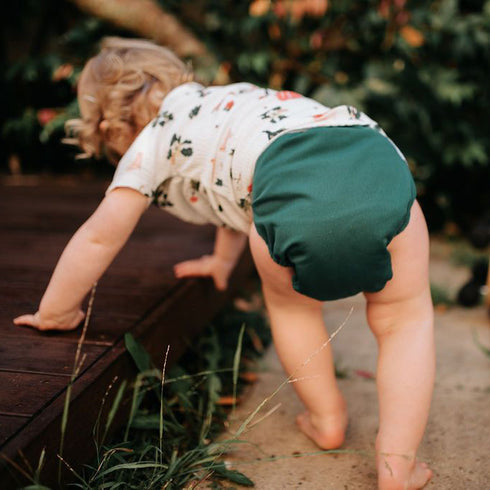 CUSTOMER MARKETPLACE | Seedling Baby Multi-fit Pocket Nappy | DELAMINATED COVER + SLACK ELASTICS